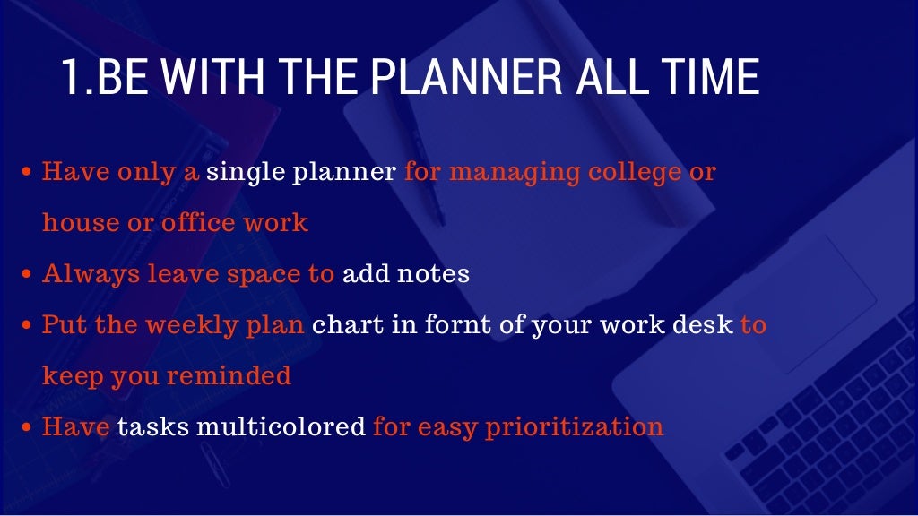 5 steps to plan your day effectively