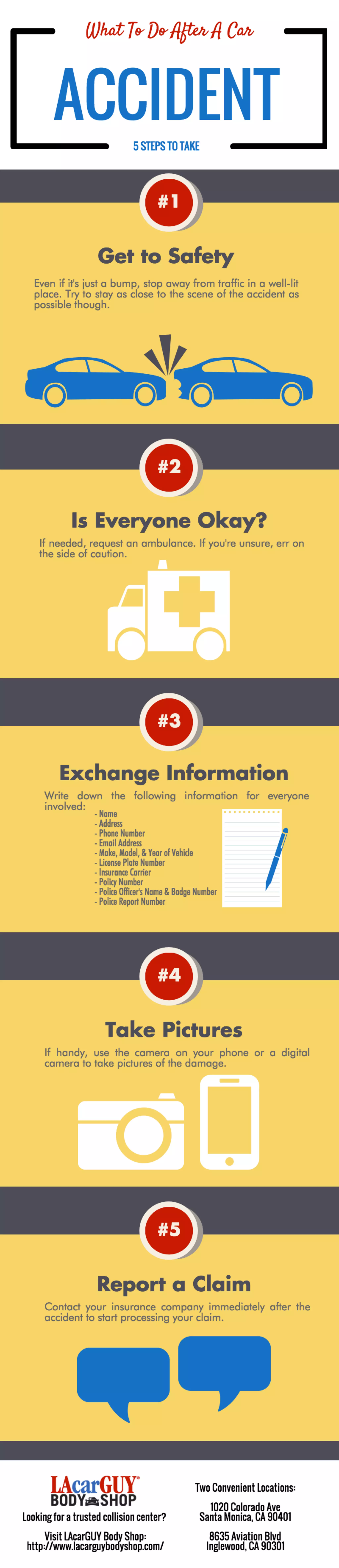 5 Steps To Take After a Car Accident [Inforgraphic] | PDF