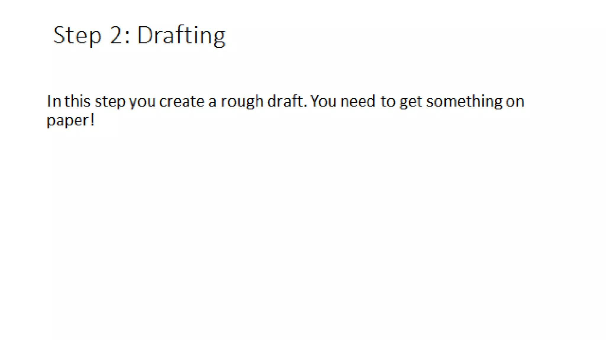 5 steps to the writing process