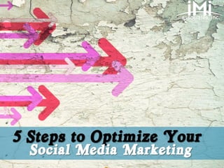 5 Steps to Optimize
    Presentation Title
  Social Media
 