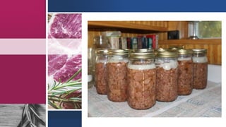 Meat Storage Using Pepper WAYS AND TECHNIQUES ON HOW TO STORE MEATS | PPTX