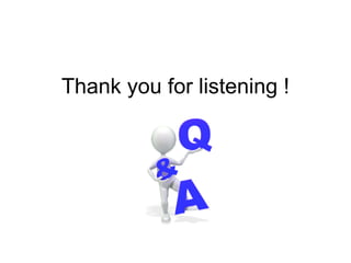 Thank you for listening !
 