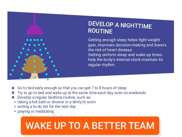 Go To Bed Early Enough