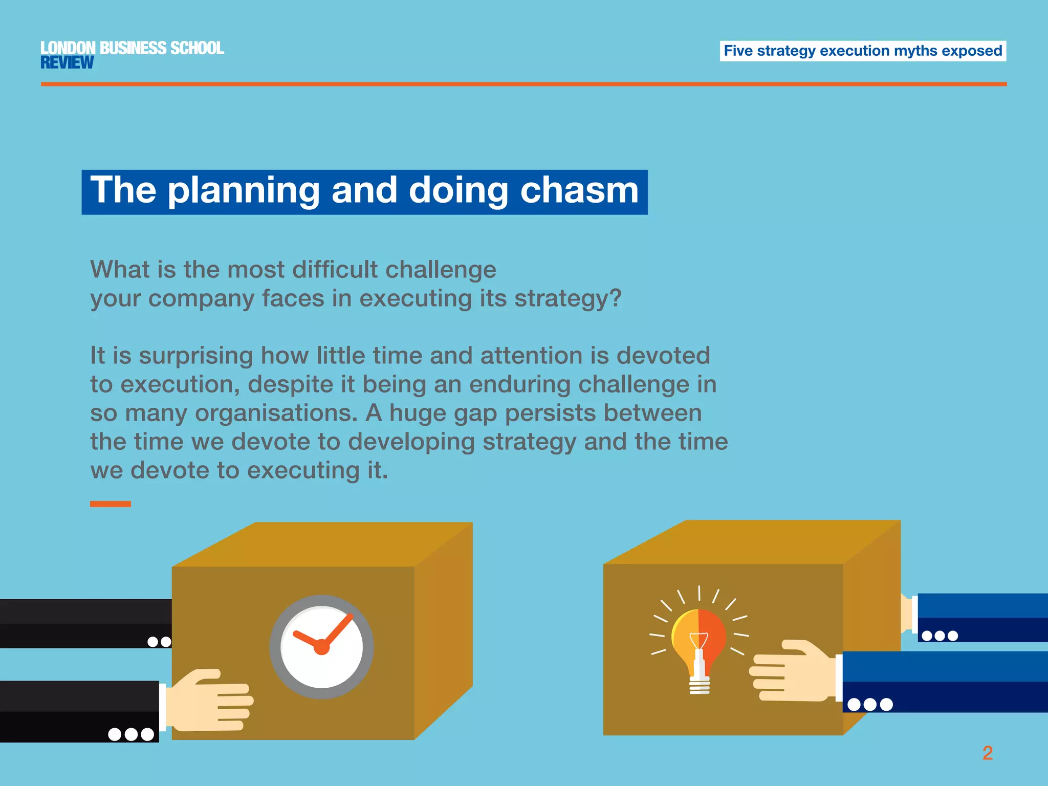 Executed Playing To Improve Business Reference: Five Strategy Execution Myths Exposed London Business School