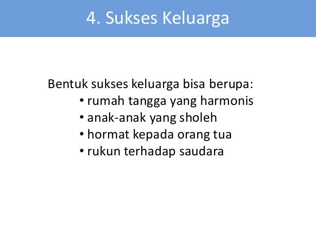 5 Sukses yang Harus Anda Perjuangkan