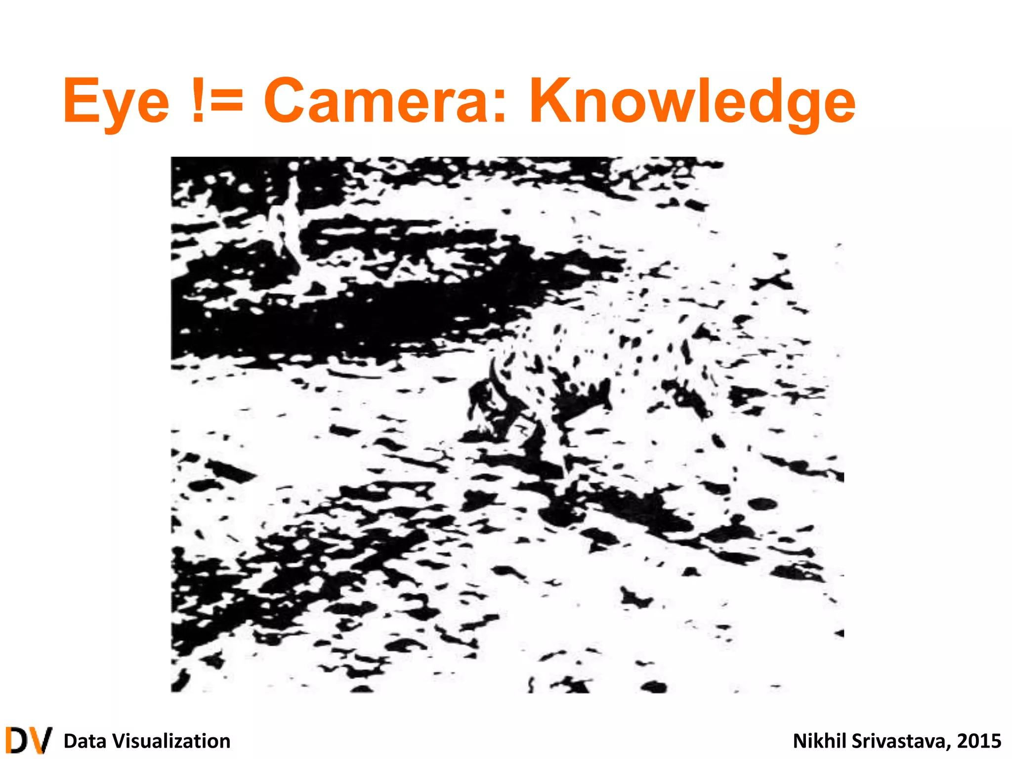 Data Visualization Nikhil Srivastava, 2015
Eye != Camera: Knowledge
 