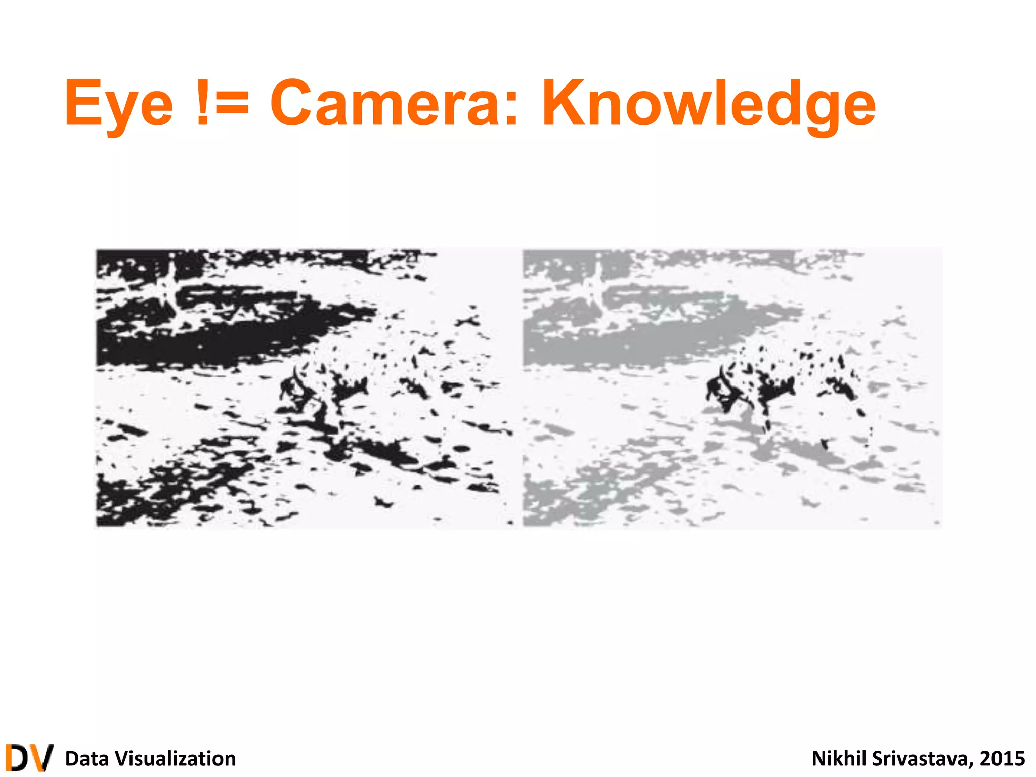 Data Visualization Nikhil Srivastava, 2015
Eye != Camera: Knowledge
 