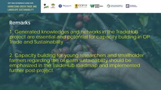 Capacity Building in oil palm trade and sustainability | PDF