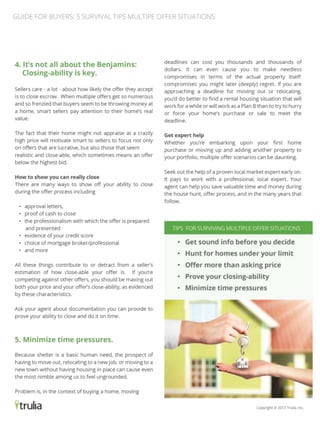 5 survival tips for multiple offers