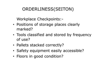 5s & visual work place | PPT