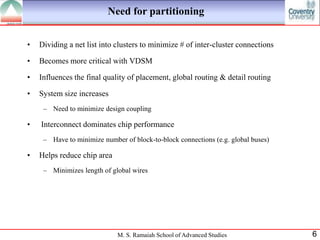 System partitioning in VLSI and its considerations | PPTX