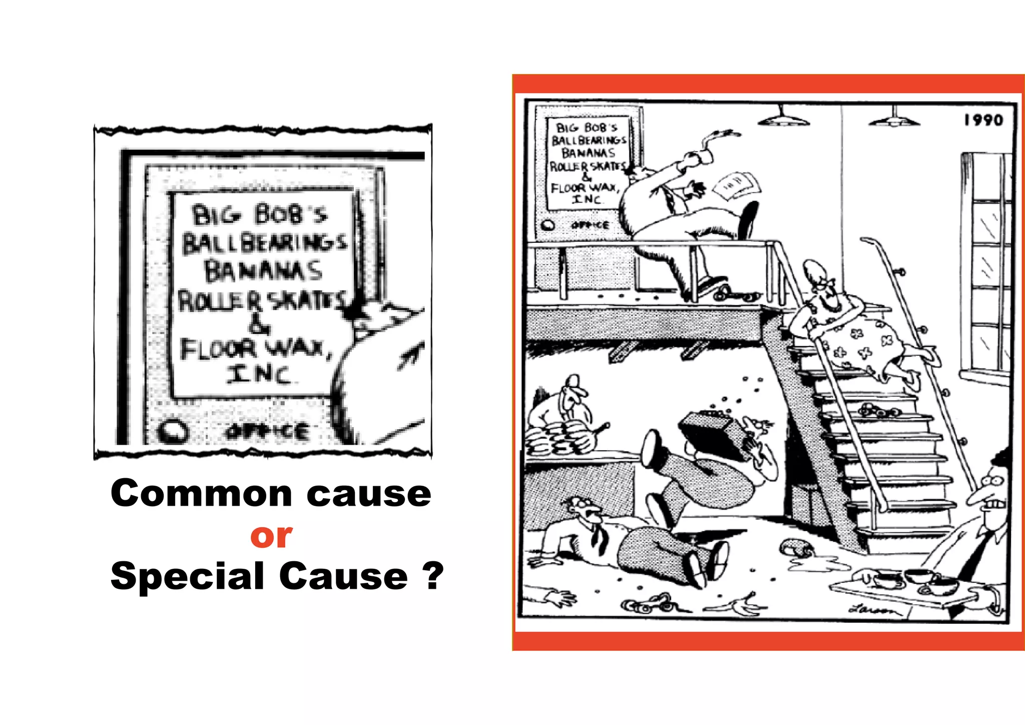 Common cause
or
Special Cause ?
 