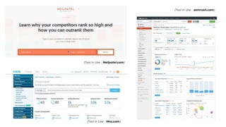 (Tool in Use : Neilpatel.com)
(Tool in Use : semrush.com)
(Tool in Use : Moz.com)
 