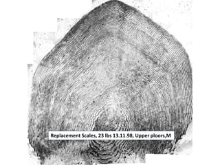 Replacement Scales, 23 lbs 13.11.98, Upper ploors,M
 