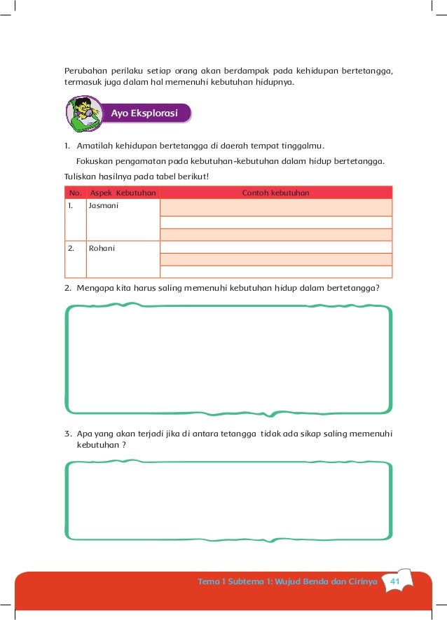 Buku Siswa kls 5 Tema 1