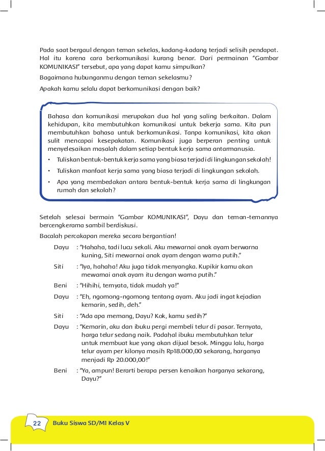 Buku Siswa Kls 5 Tema 2