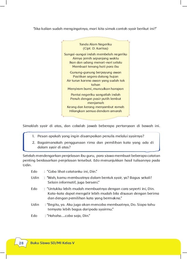 Buku kls 5 Tema 5