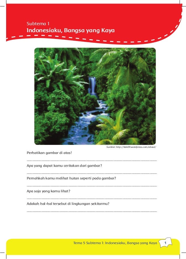 Buku Kls 5 Tema 5