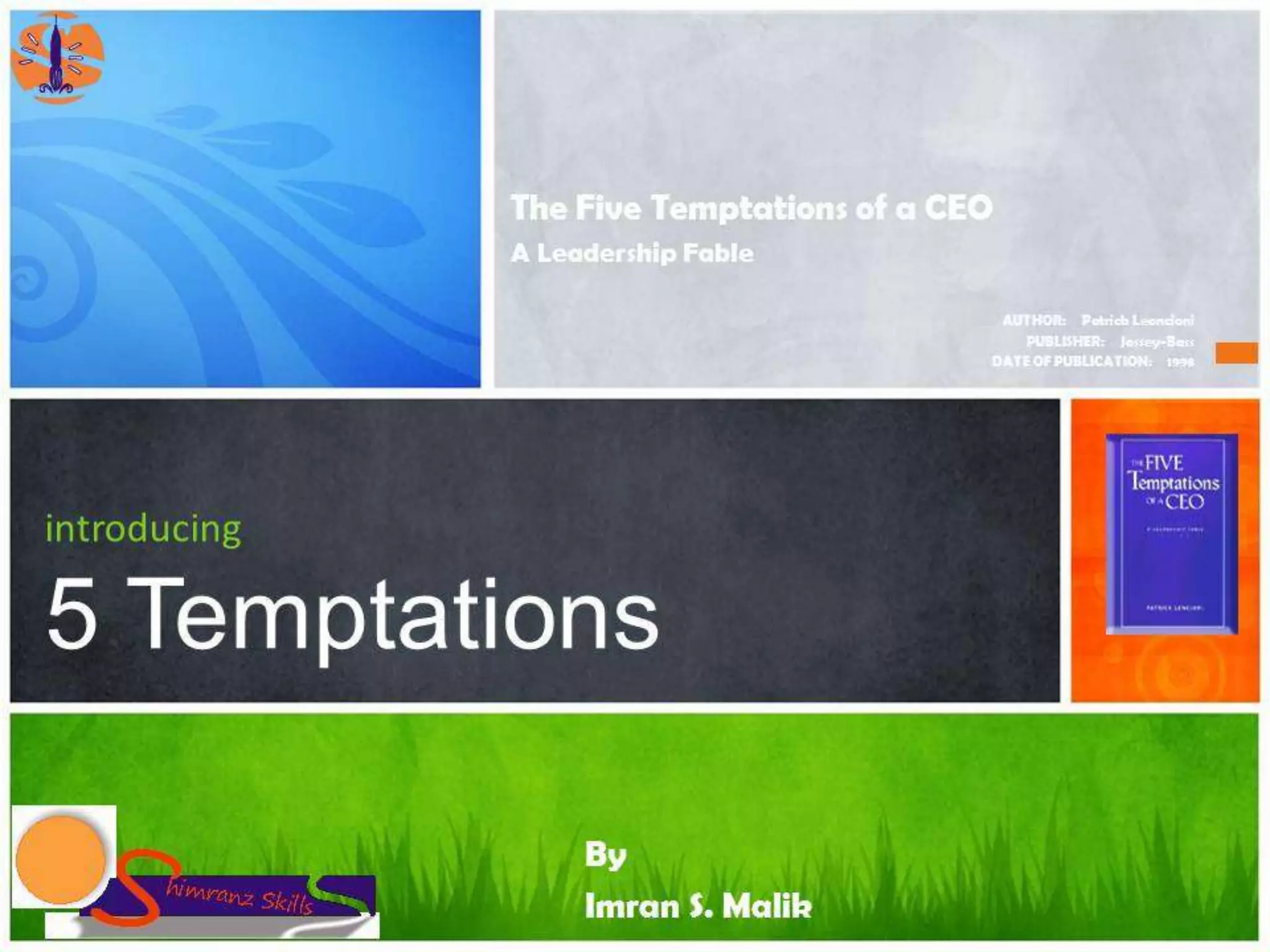 5 temptations of a ceo PPT