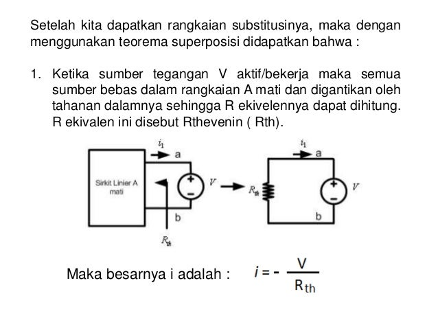 5 Teorema Rangkaian Listrik