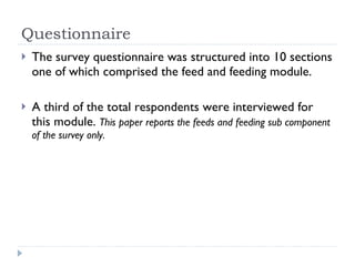 Assessment of the dairy cattle feeding systems in East Africa