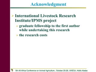 Dairy Producers’ Willingness to pay for advisory service in Debrezeit milkshed: Implications for Pluralistic Dairy Service Delivery Systems in Ethiopia
