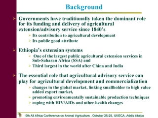 Dairy Producers’ Willingness to pay for advisory service in Debrezeit milkshed: Implications for Pluralistic Dairy Service Delivery Systems in Ethiopia