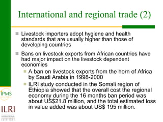 Livestock markets and smallholders in sub-Saharan Africa: A review