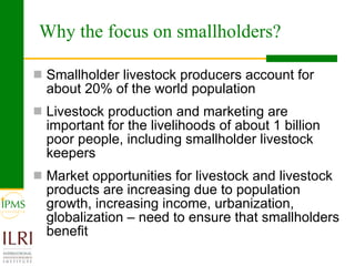  Livestock markets and smallholders in sub-Saharan Africa: A review