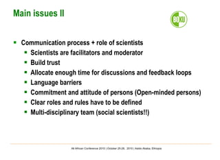 Important aspects and limitations in considering community-based breeding programs for low-input smallholder livestock systems 