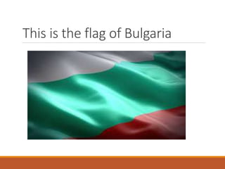 This is the flag of Bulgaria
 