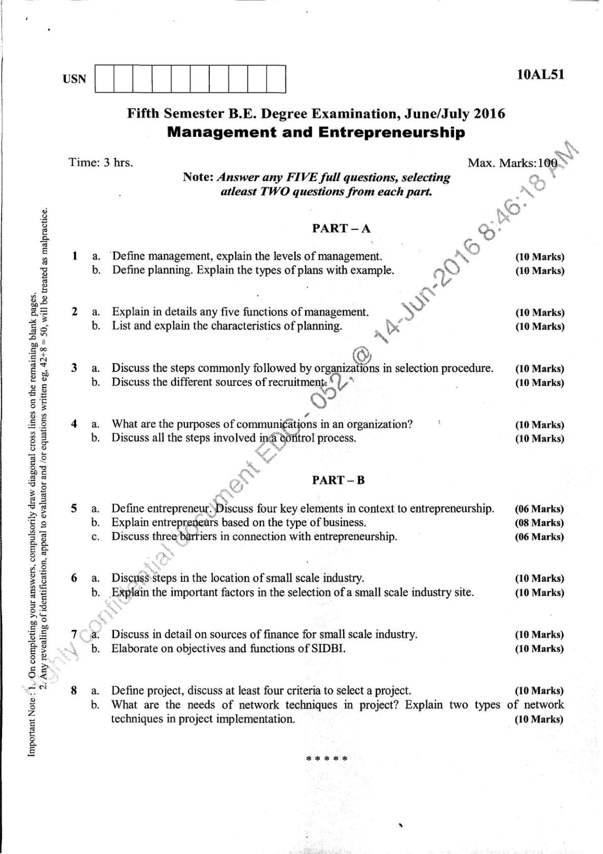 5th semester VTU Computer Science & Information Science Engineering ...
