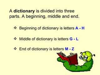 5th Dictionary & Guide Words Slide 7