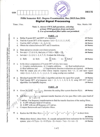5th Semeste Electronics and Communication Engineering (Dec-2015; Jan ...