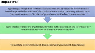 The Information Technology Act, 2000 | #TheInformationTechnologyAct,2000