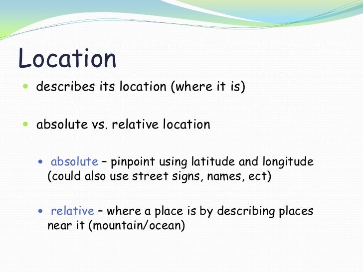 5 Themes Of Geography