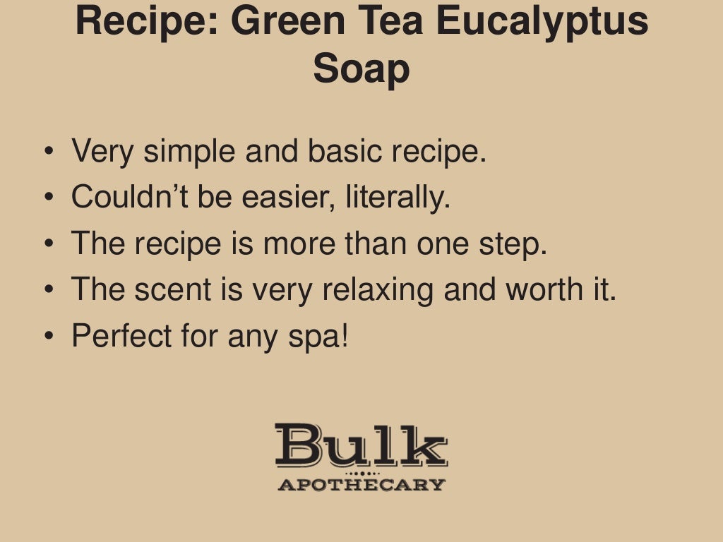 How to Make Eucalyptus Oil Soap