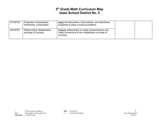 5th grade math curriculum map 2011 2012-2 | PDF