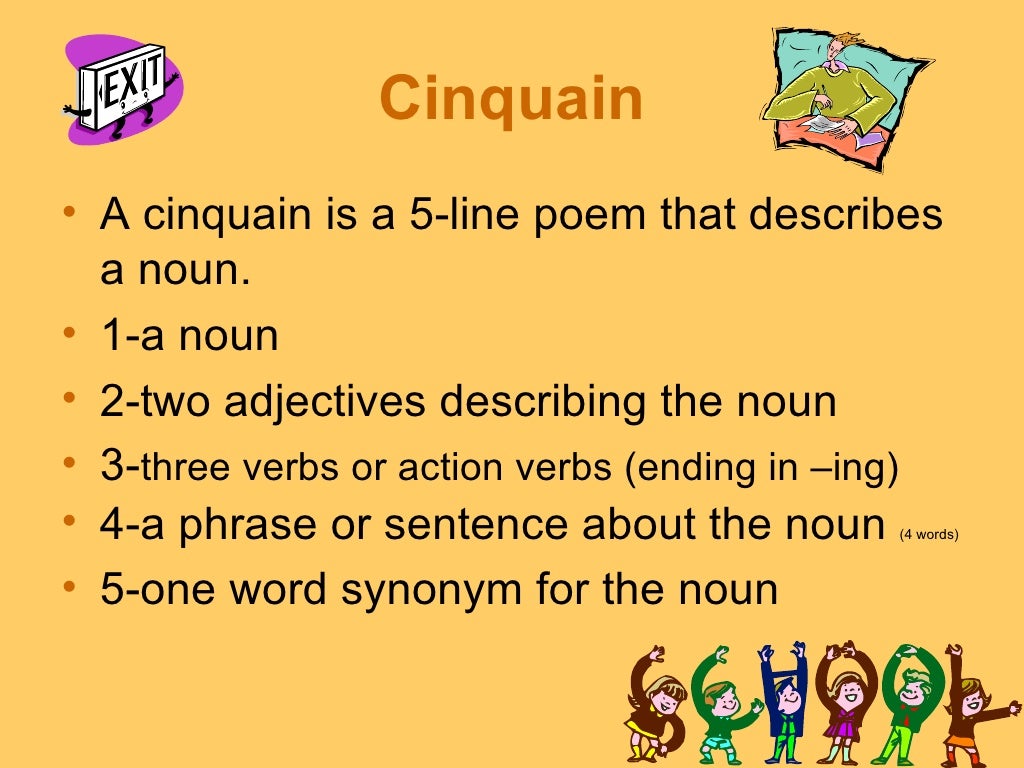 5th grade poetry unit