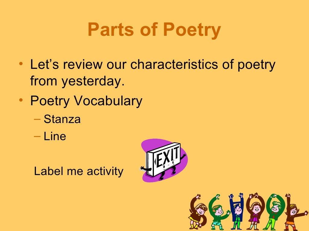 5th grade poetry unit