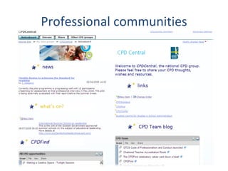 Professional communities 