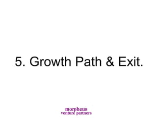 5. Growth Path & Exit. 