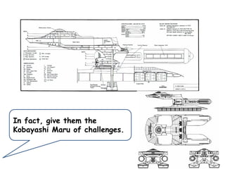 In fact, give them the
Kobayashi Maru of challenges.

 