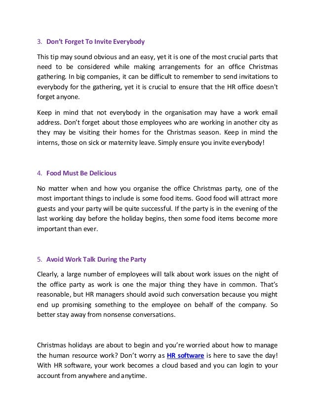 5 things to ensure that your office christmas party is successful 5 things to ensure that your office christmas party is successful