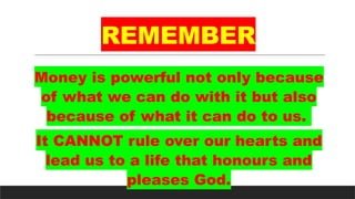 5 THINGS TO HONOR GOD WITH OUR MONEY.pptx