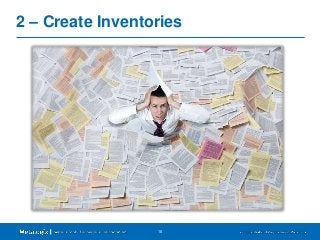2 – Create Inventories 
18 
 