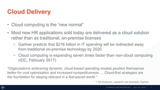 5 THINGS NOT TO OVERLOOK DURING HR TECH VENDOR SELECTION | PDF