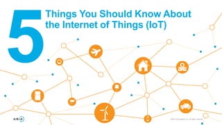 ©2015 Aria Systems Inc. All rights reserved.
Things You Should Know About
the Internet of Things (IoT)
 