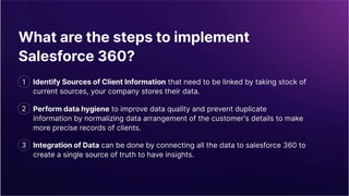 5 Things You Should Know About Salesforce 360: The Comprehensive Guide ...