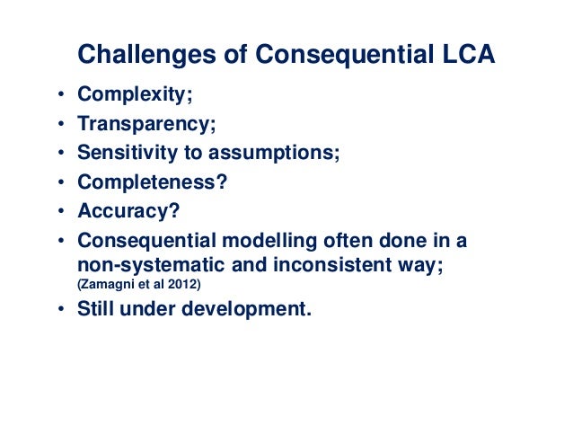 Attributional And Consequential Lca Definition